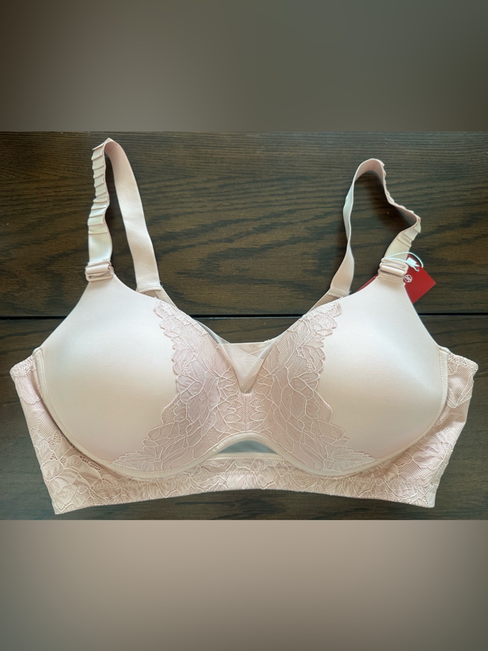 Everyday Lace-Detail T-Shirt Bra in Blush